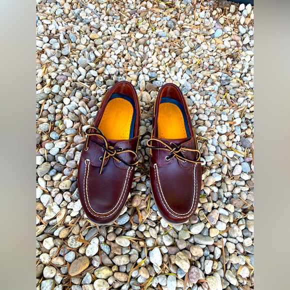 New Timberland Men's Brown Leather Classic 2 Eye Boat Shoe #25077 Size 10.5 - Picture 1 of 11